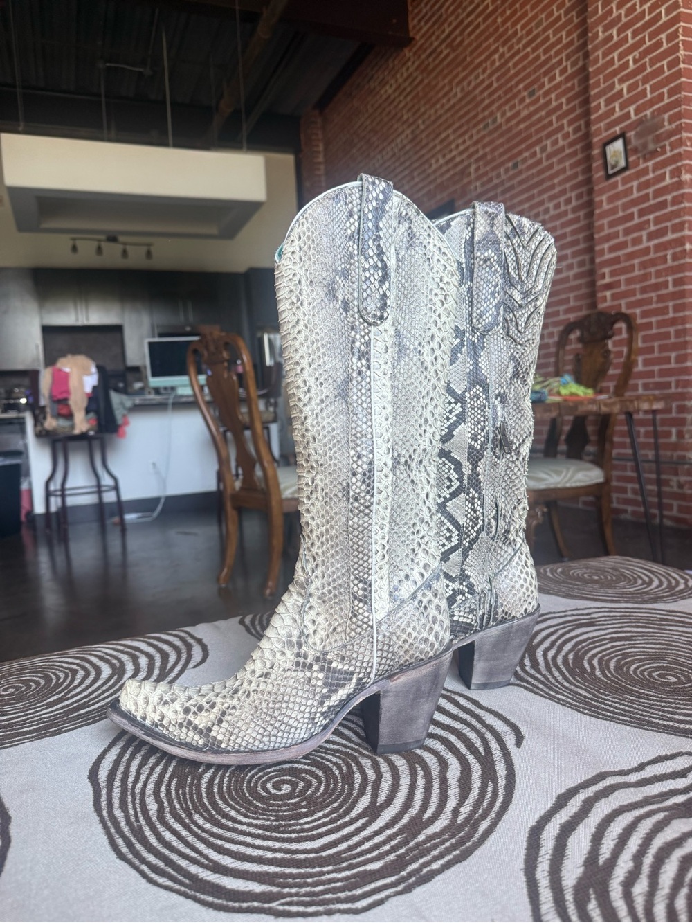 Corral Python leather boots! - Picture 6 of 7